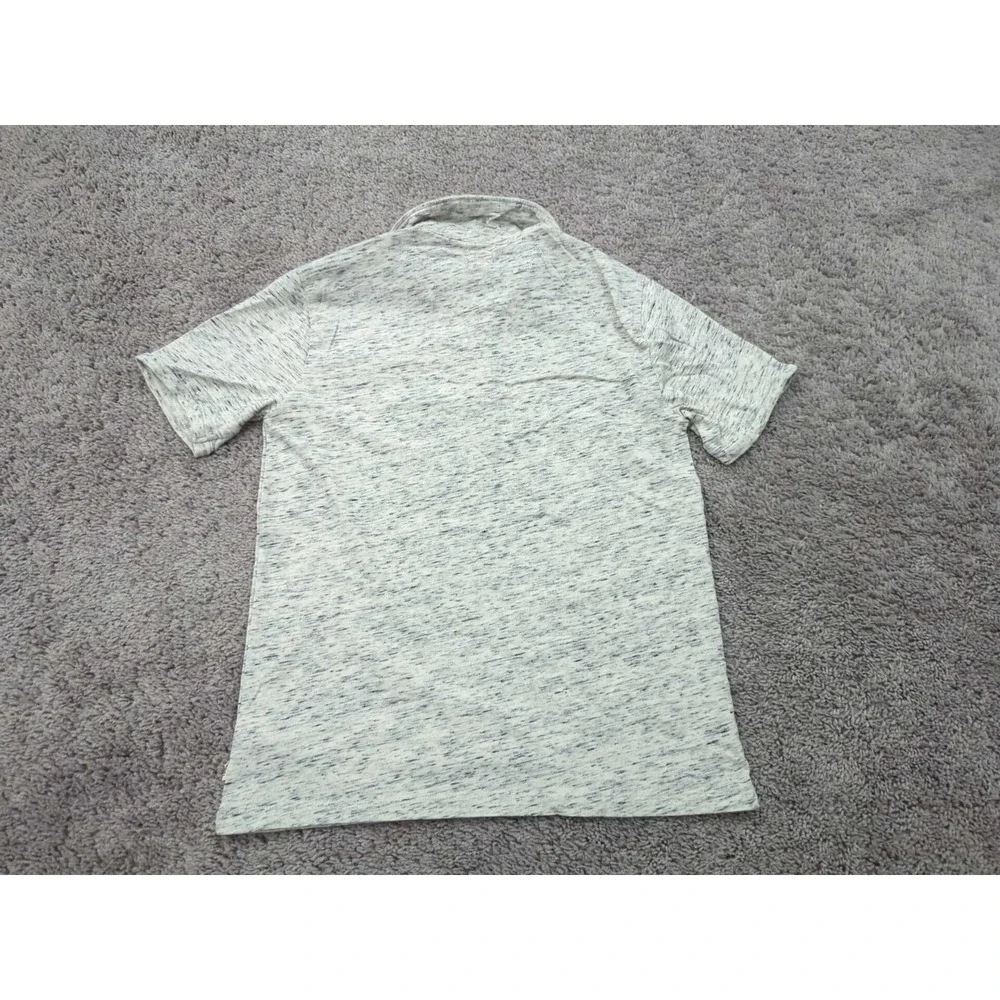 GAP Kids Polo Shirt Youth Boys XXL Gray Space Dye Short Sleeve Surfer Graphic‎